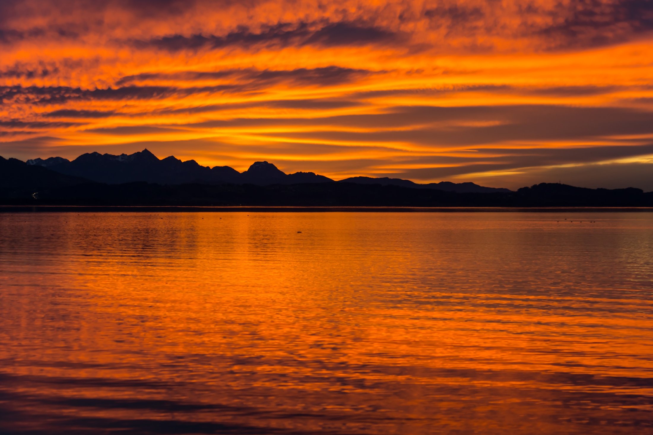 Sunset at Chiemsee II