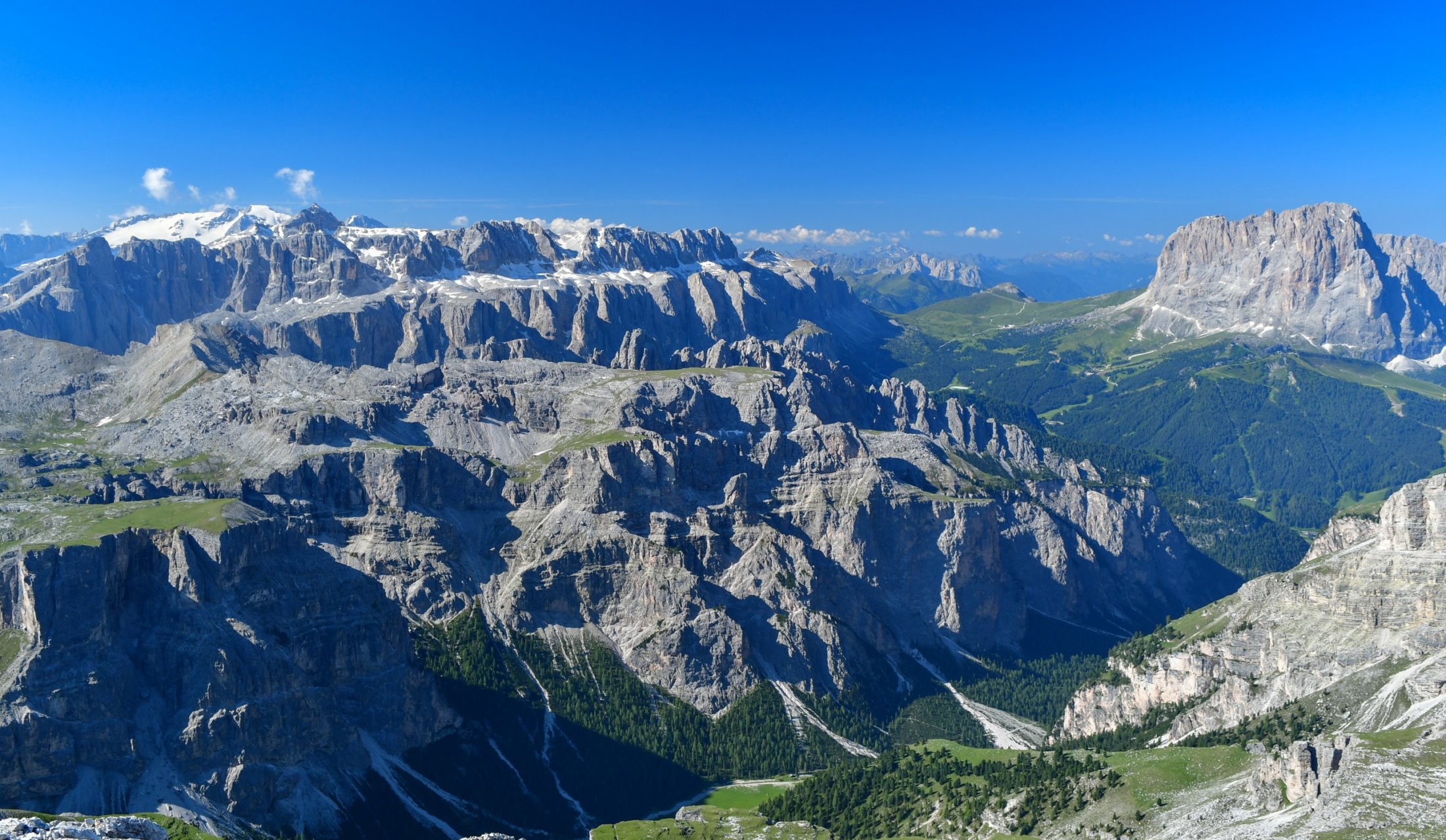 Ausblick von der Puezspitze