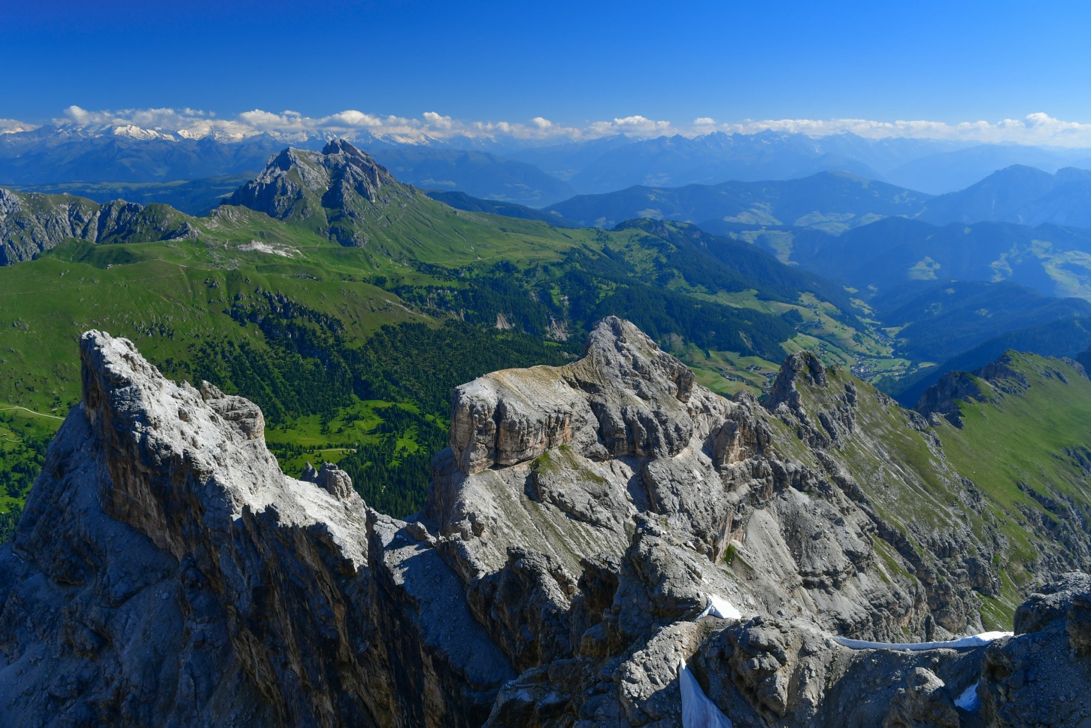 Ausblick von der Puezspitze