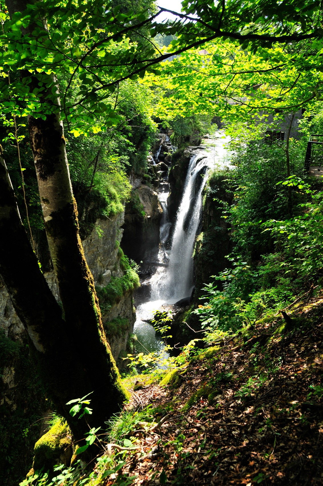 Waterfall im französischen Jura