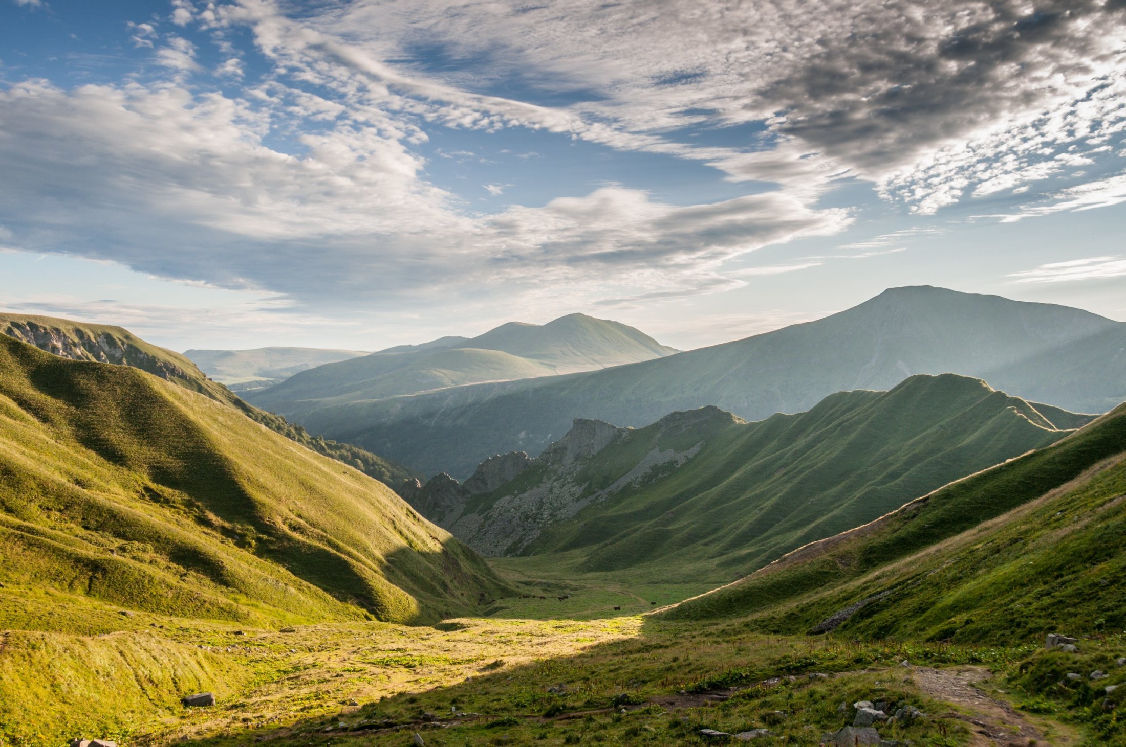 Hiking the Puy de Sancy in the early morning