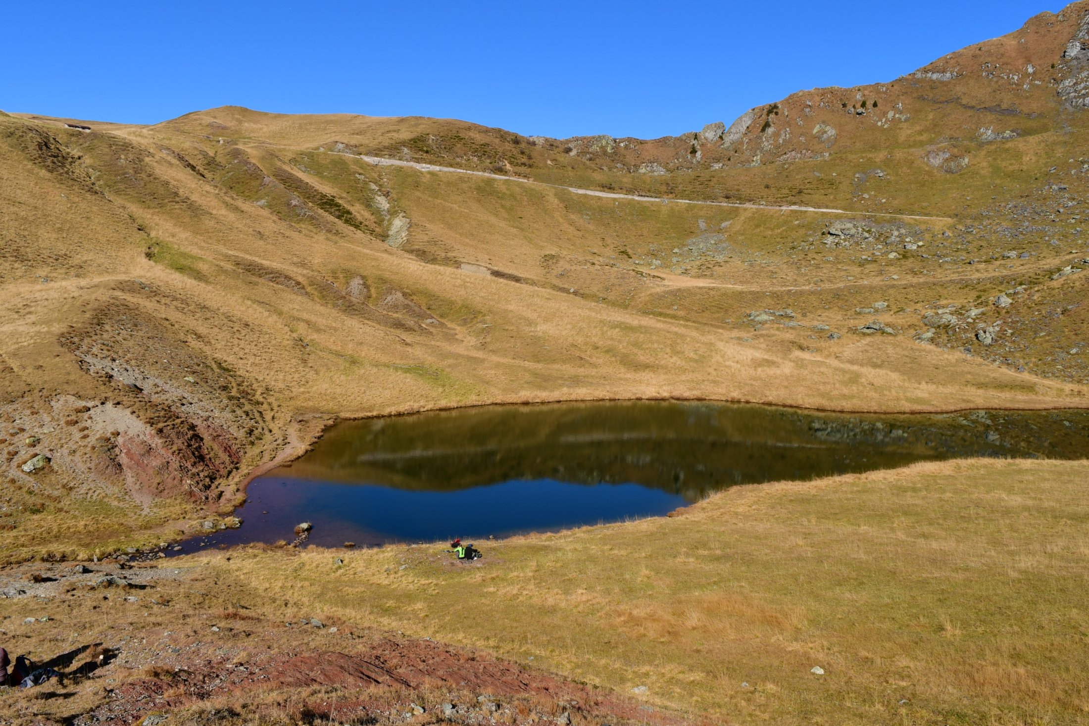 Lago Dimon unterhalb des Monte Paularo