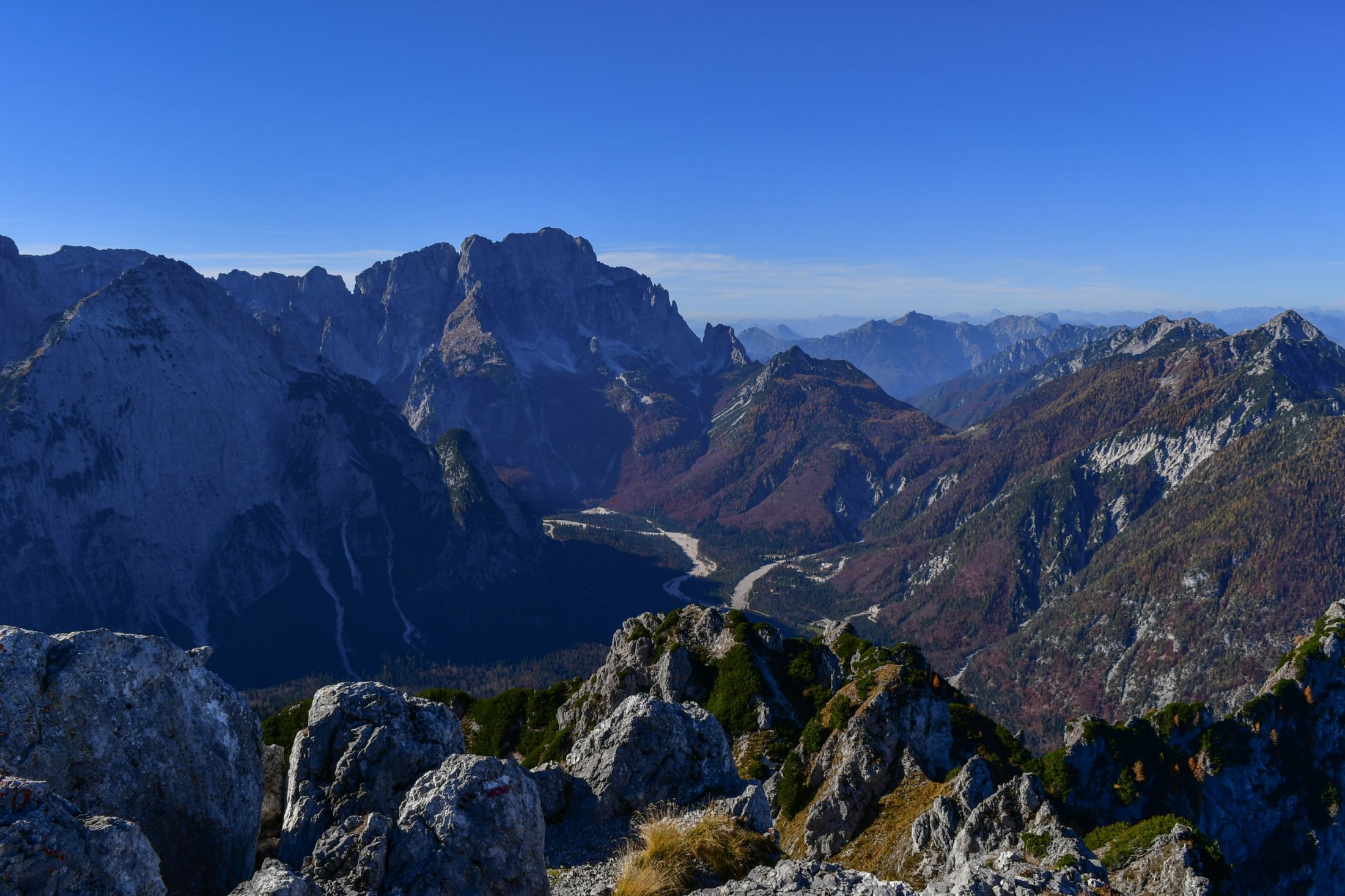 Blick in das Val Saisera