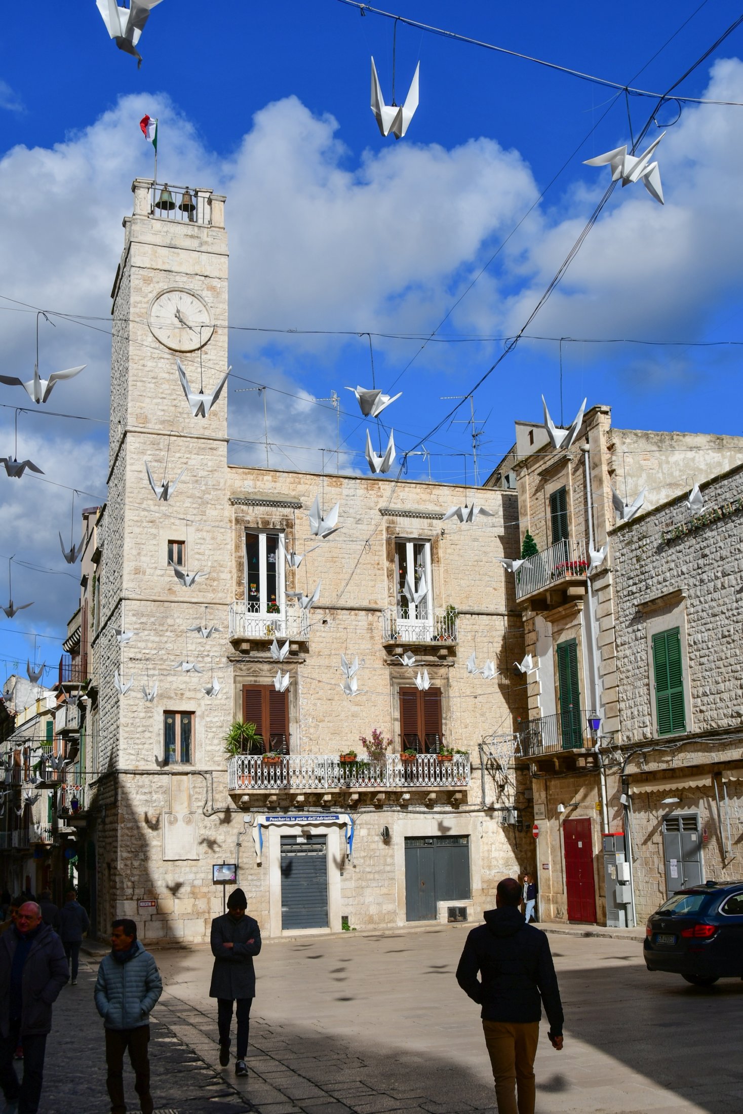 Church of Ruvo di Puglia with Bird Models