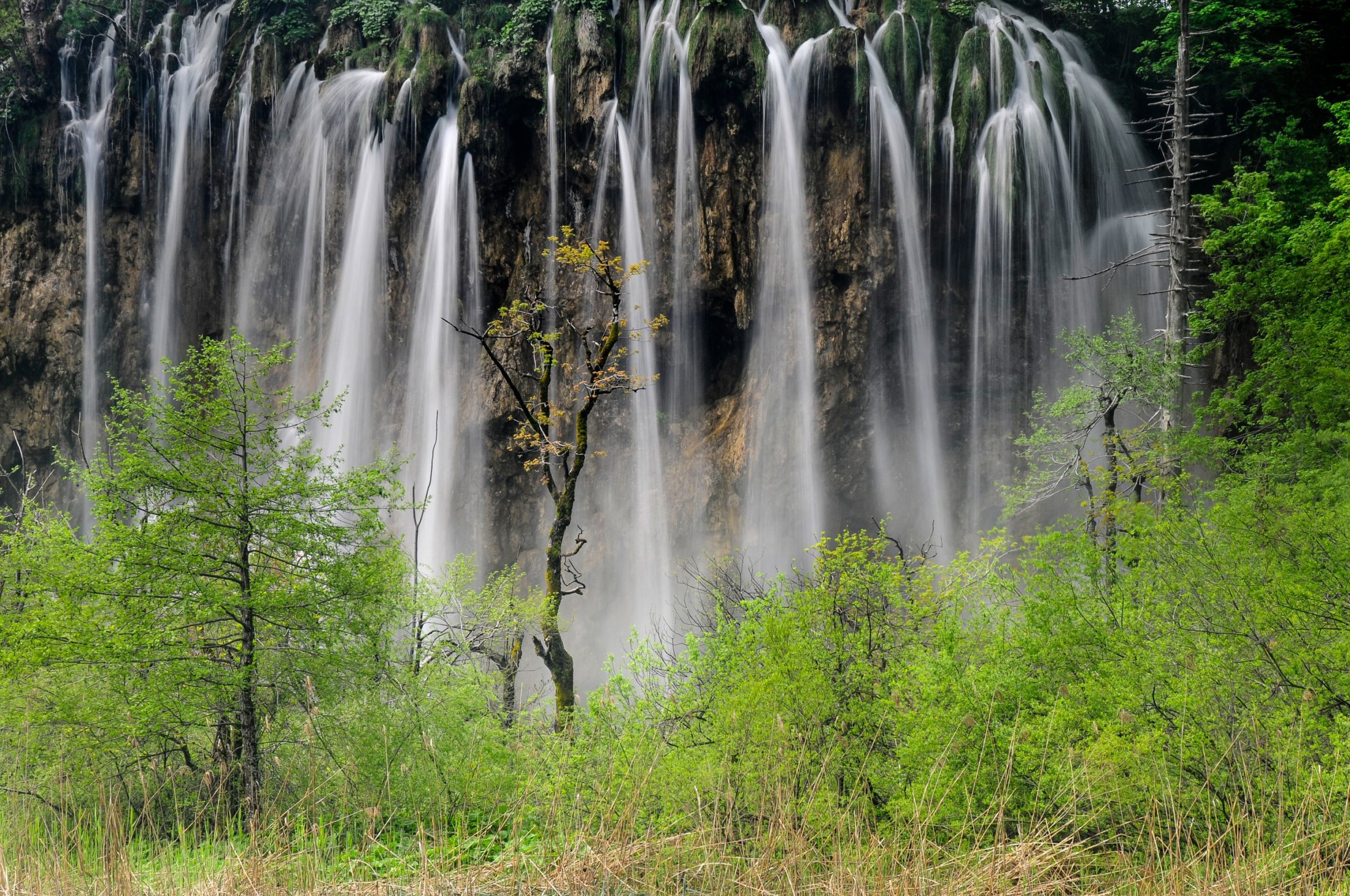 Waterfall in Plitvic National Parc in Croatia