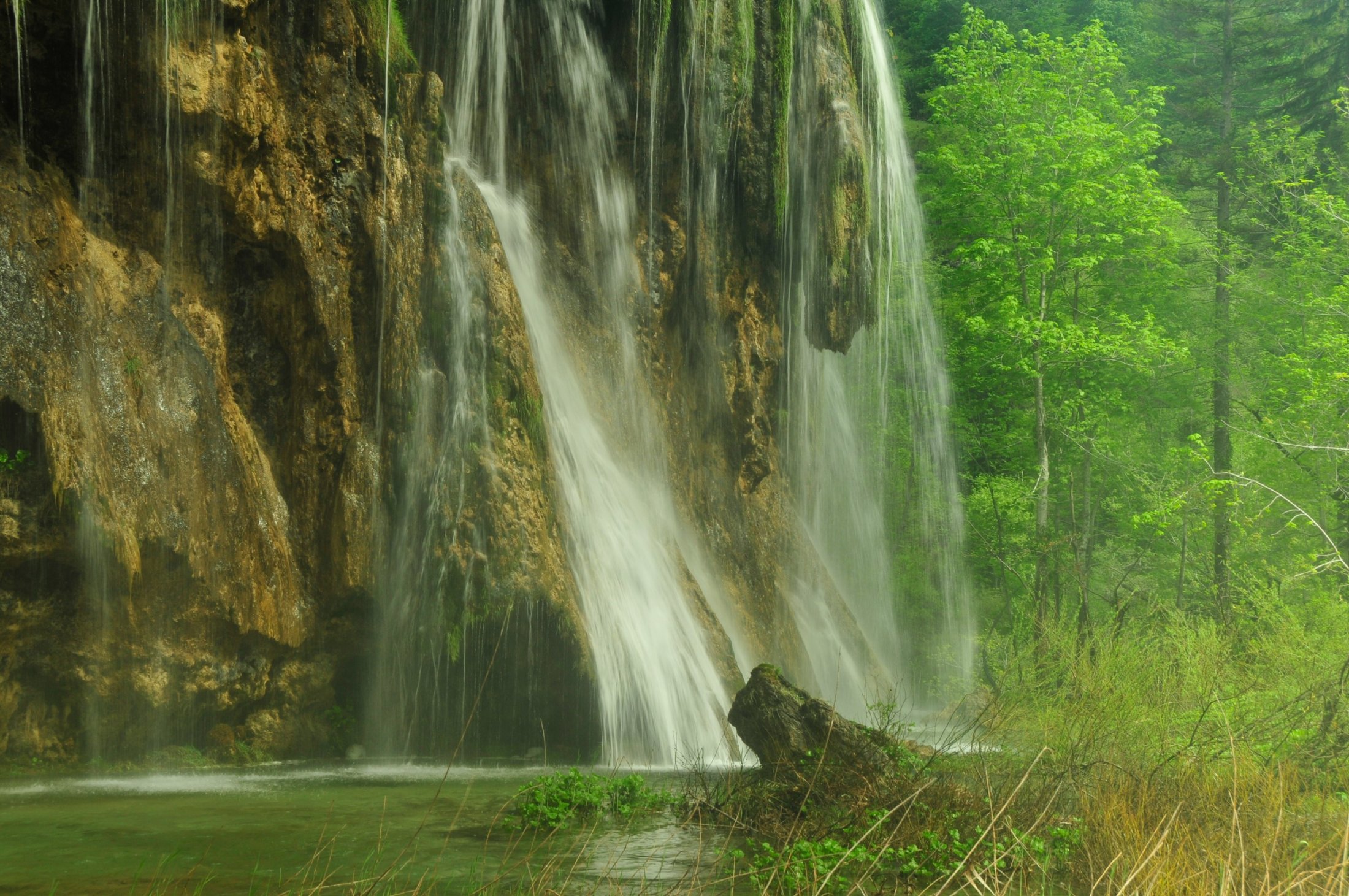 Waterfall in Plitvic National Parc in Croatia