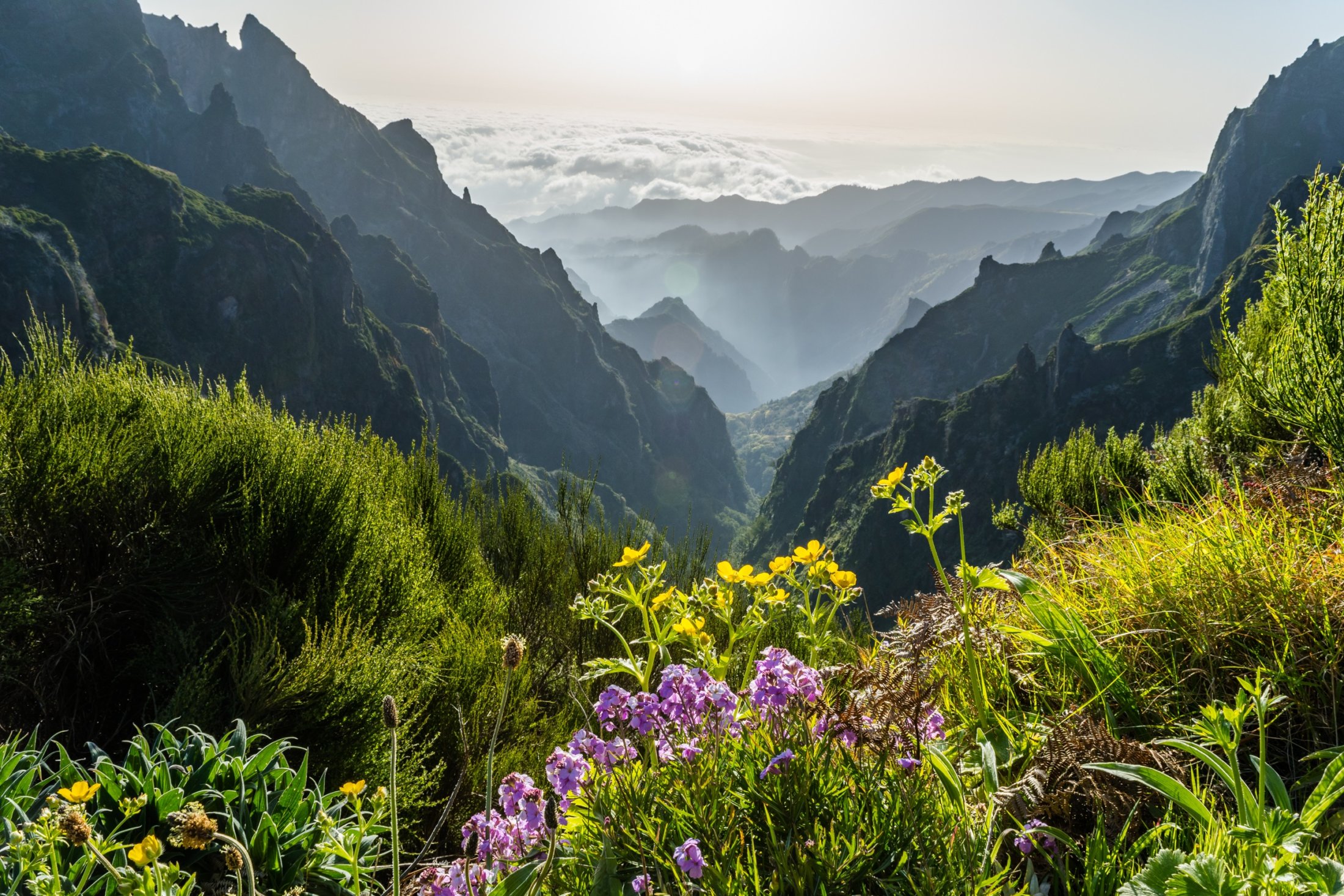 Wanderung vom Pico Arieiro zum Pico Ruivo
