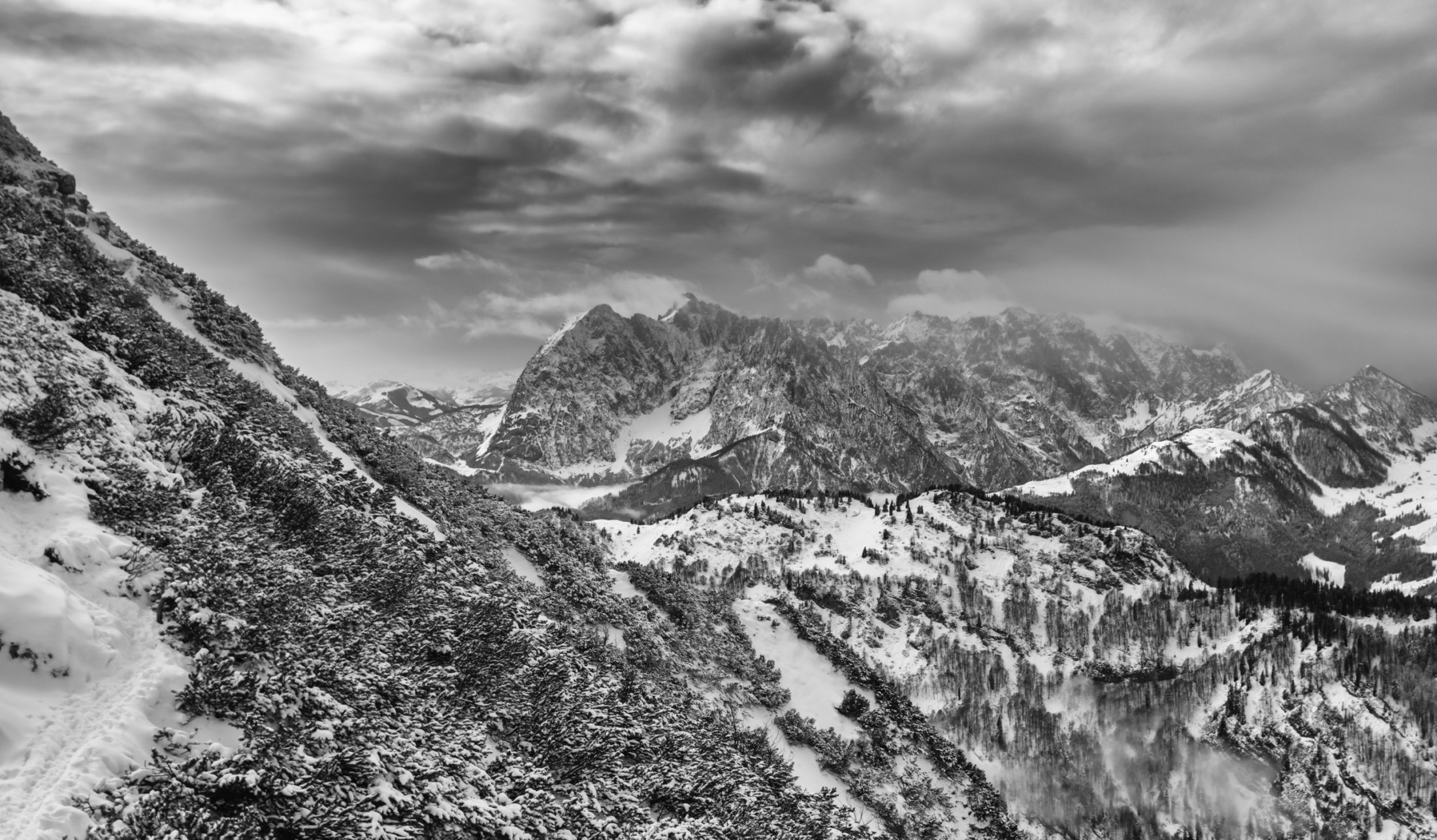 Wilder Kaiser in Winter