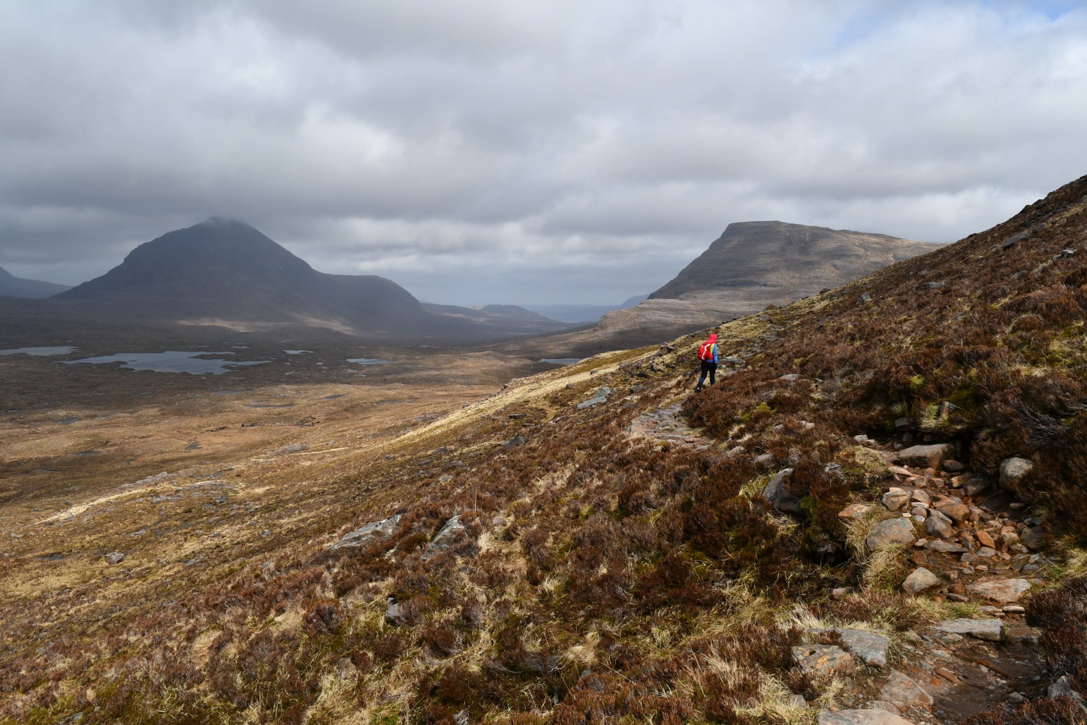 Aufstieg zum Beinn Eighe