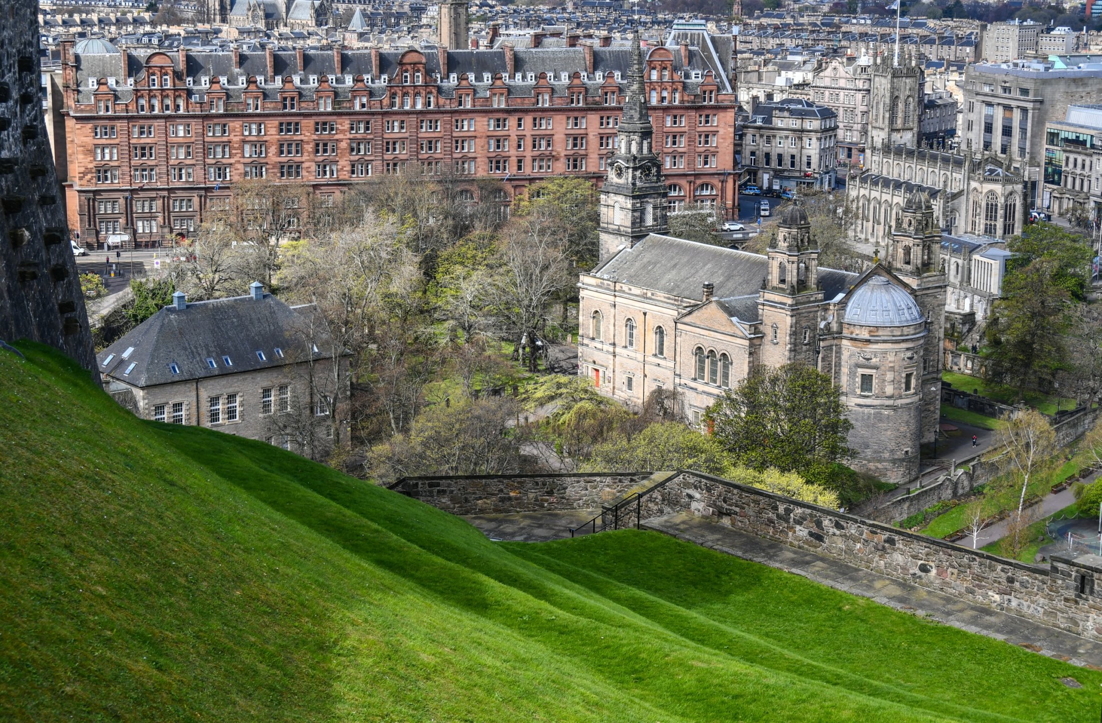 Edinburgh Blick von der Burg