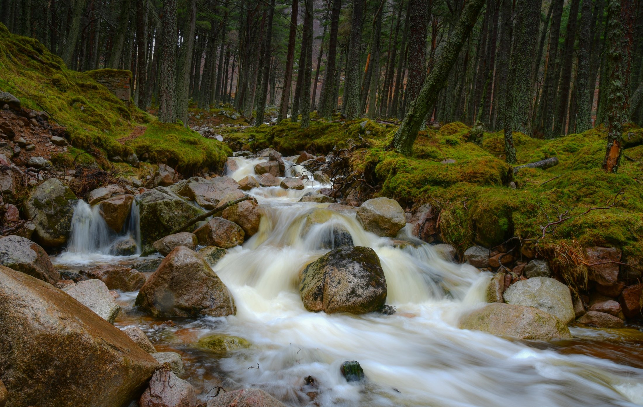 Small Waterfall at Glen-alt-Shiel