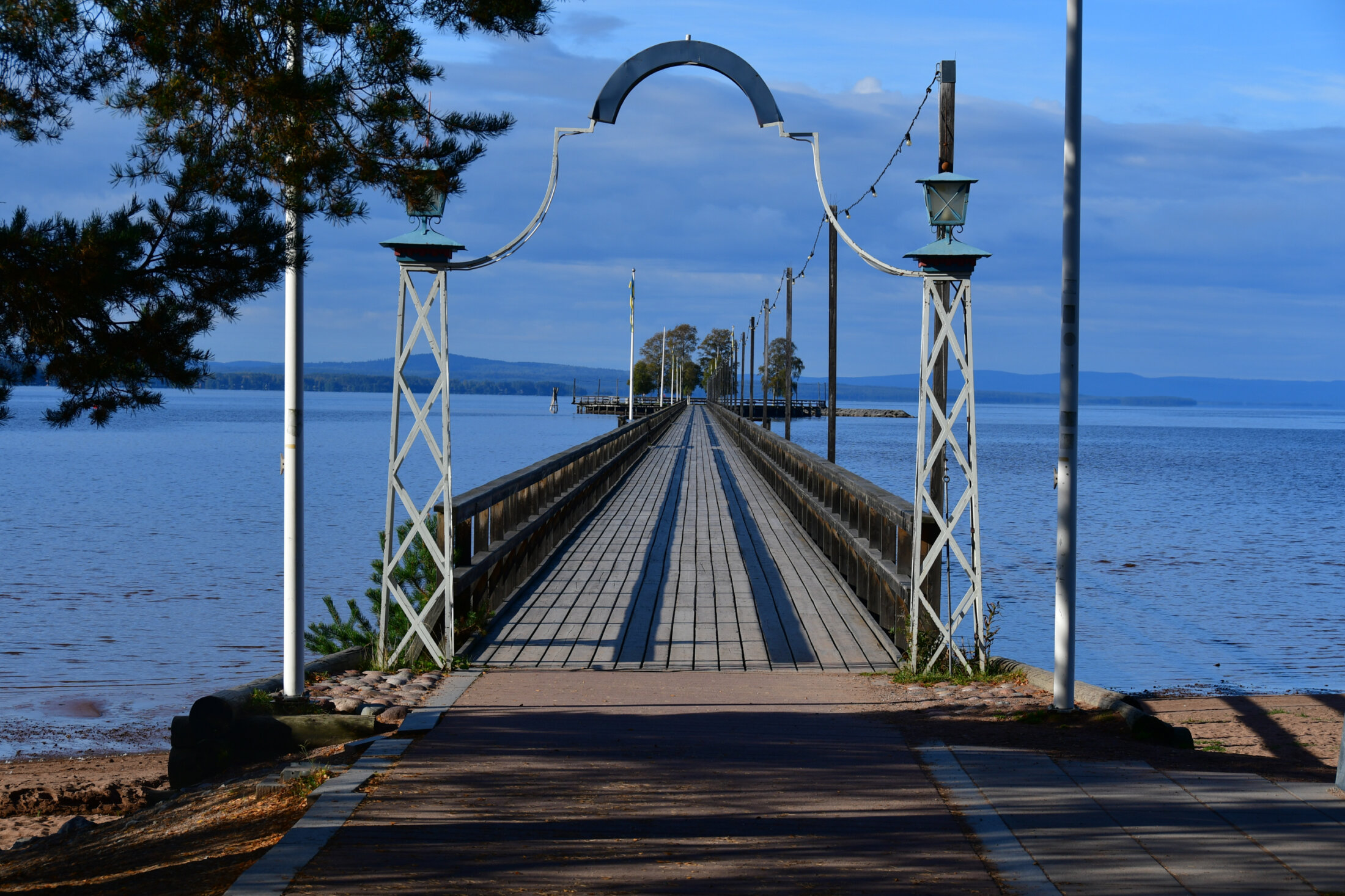 Langer Steg in Rättvik