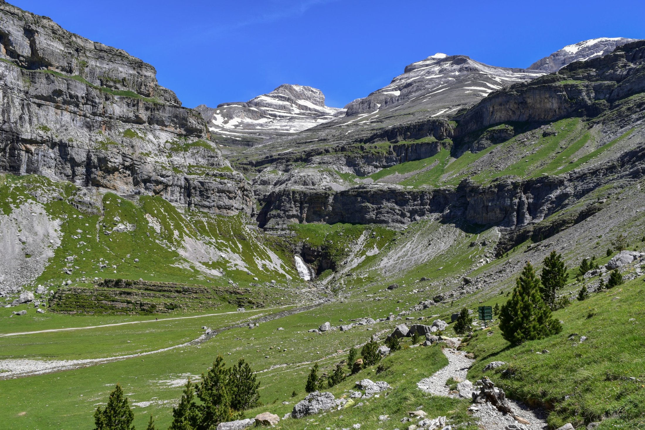 The end of Ordesa Canyon