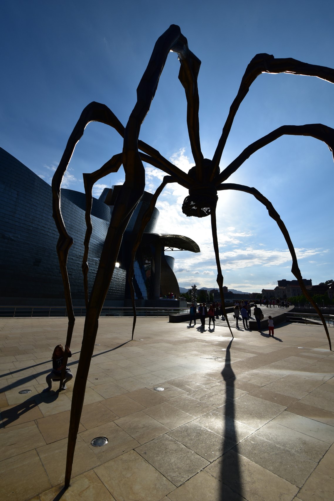Spider with 10 legs close to Guggenheim Museum