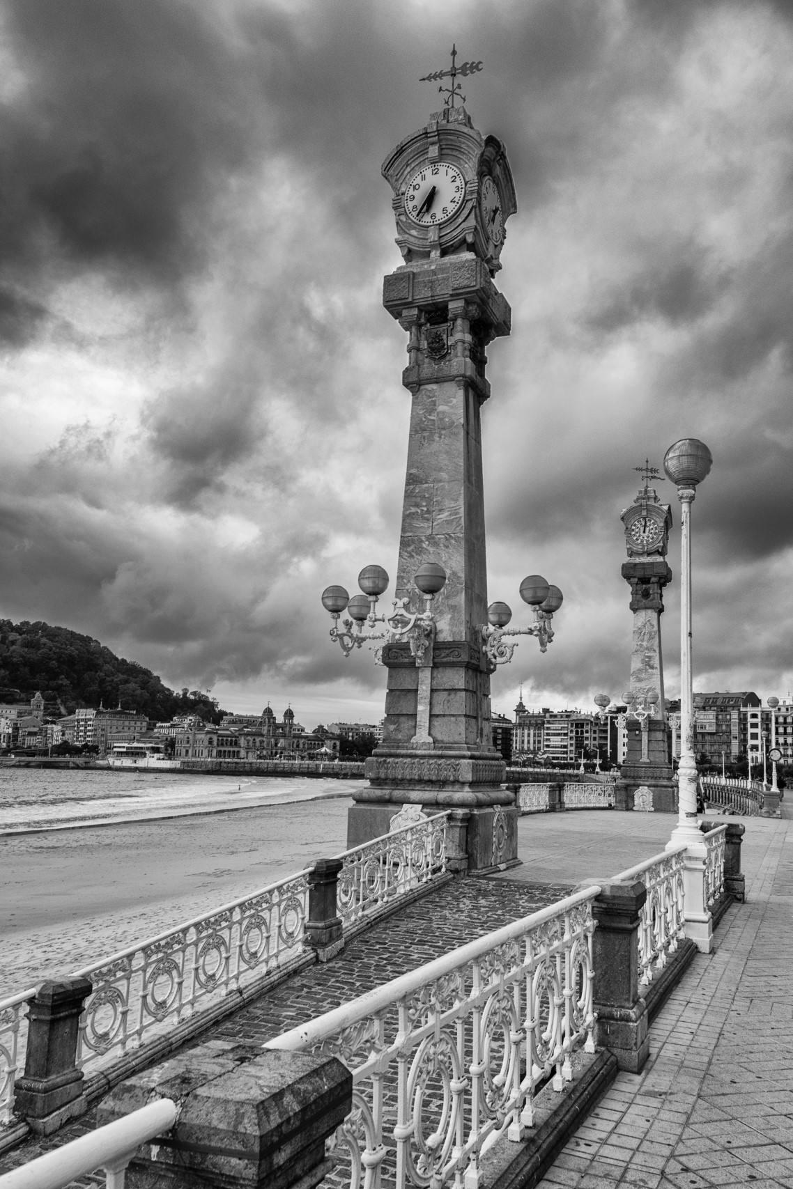 Clock Tower in San Sebastian