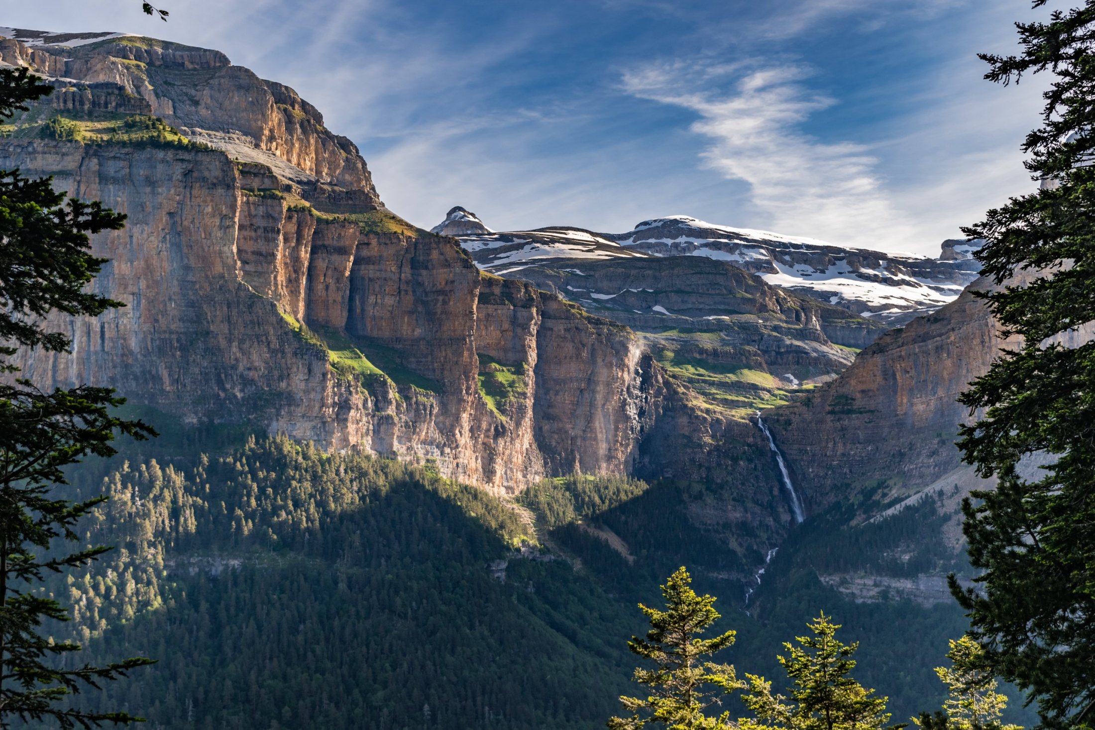 Waterfall in Ordesa Canyon