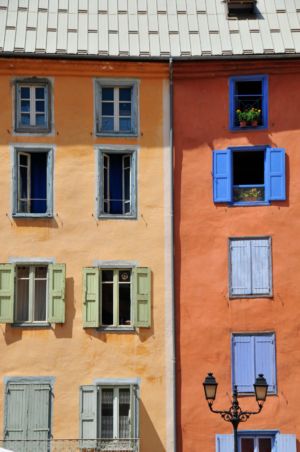 Coloured Houses in Briancon